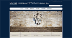 Desktop Screenshot of mhvodnany.cz